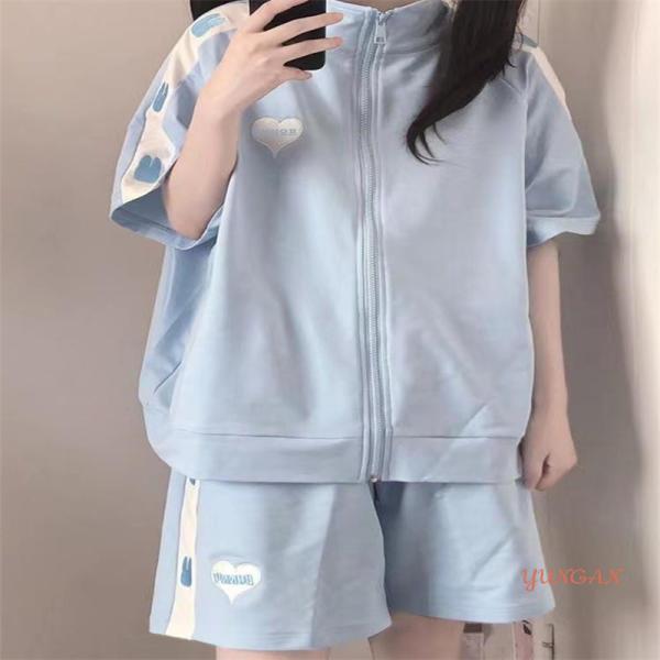 서브컬쳐 반팔세트 삼선져지