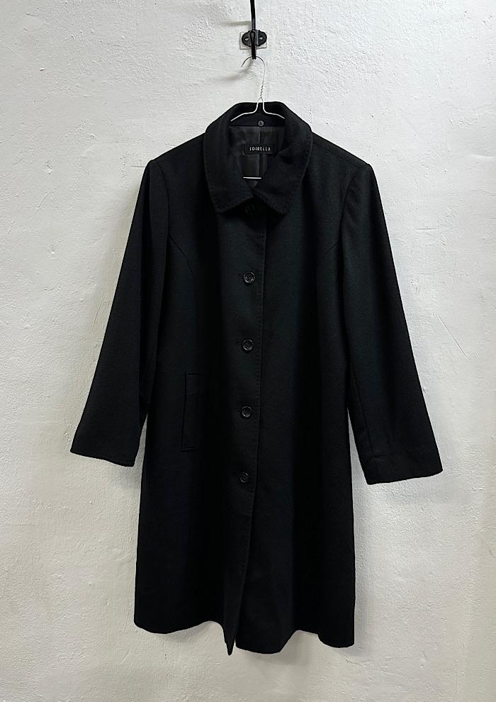 wool,cashmere overfit coat (L)