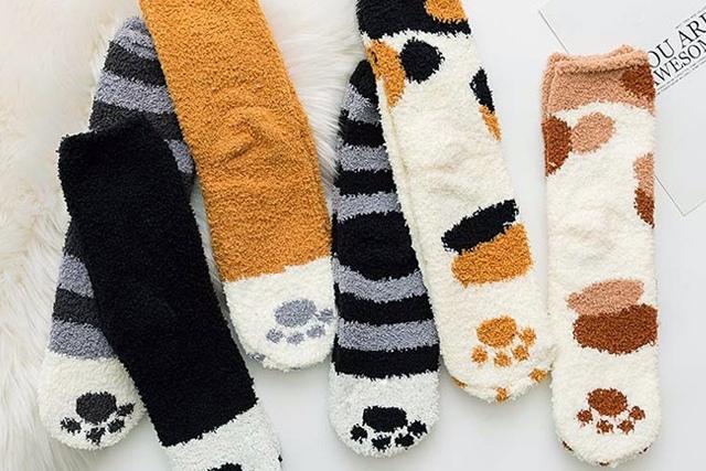 1+1 겨울 수면양말 극세사 양말 기모 보온 임산부 선물용 34종