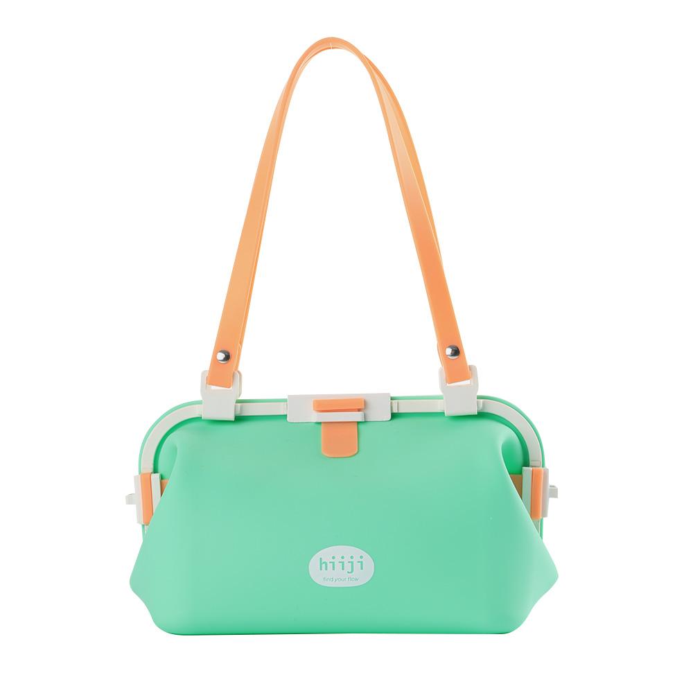 히지 실리콘 수영가방 젤리박스 에메랄드 L