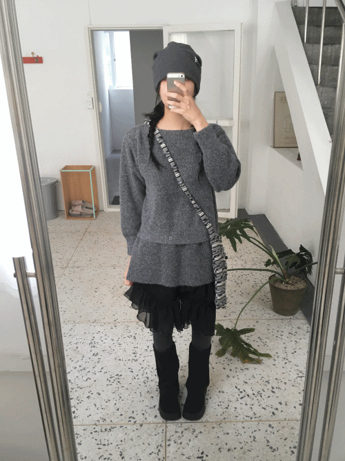 2way frill knit (4c)