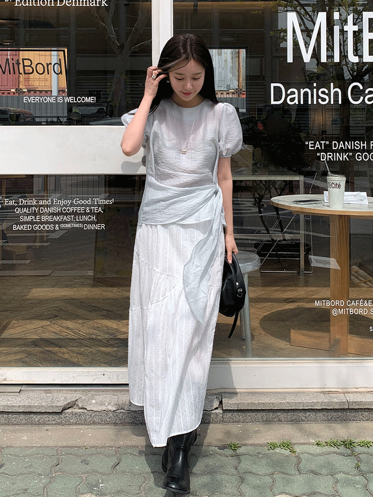 어리틀빗 reni banding long skirt (2color) 아이 당일발송