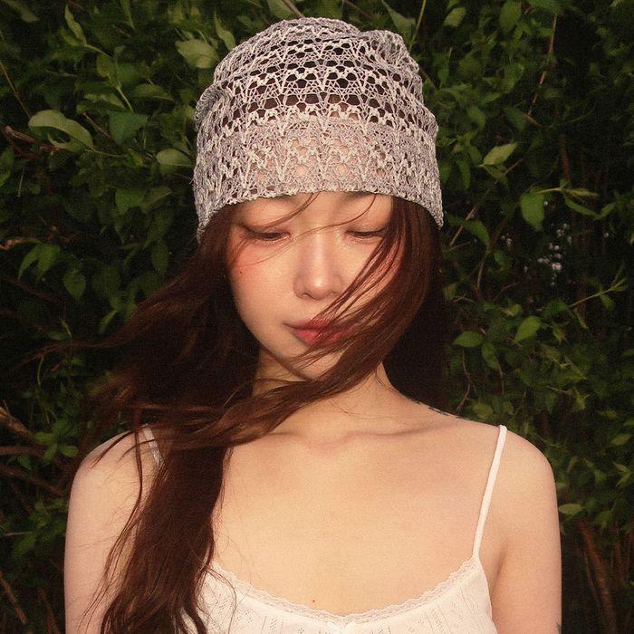 Sea Shell beanie - Gray