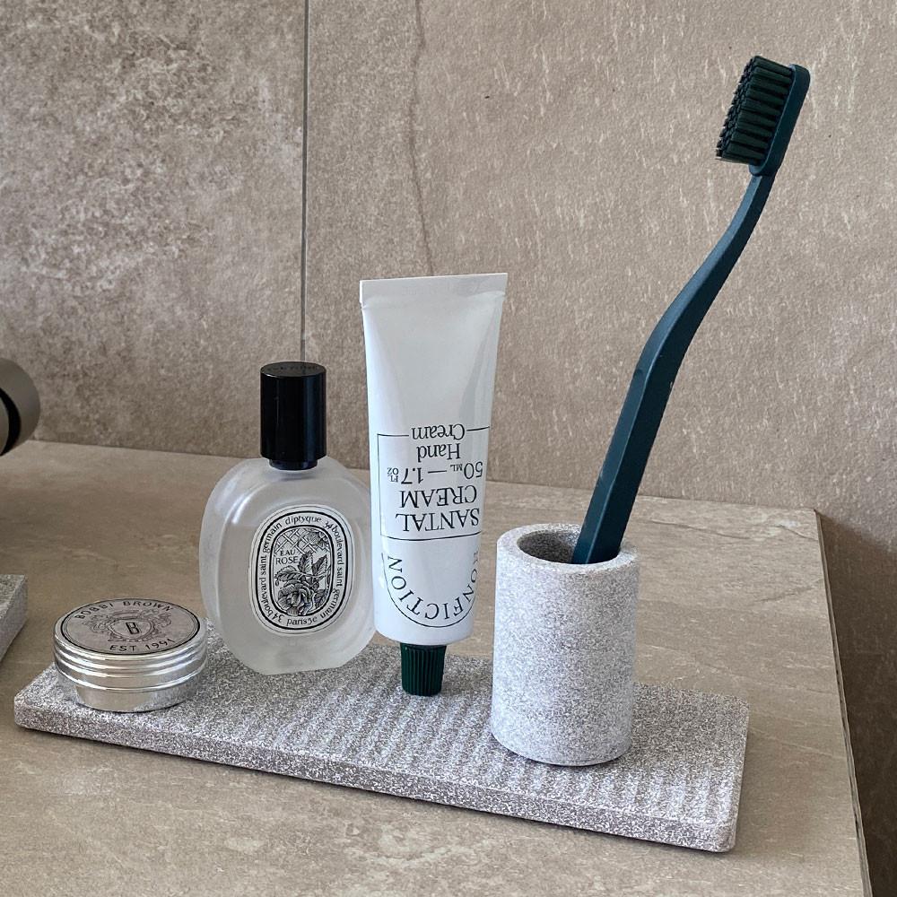 유럽일본수출 국내개발생산 프리미엄 규조토 세라믹 칫솔거치대 칫솔꽂이 칫솔통 3.4스탠드