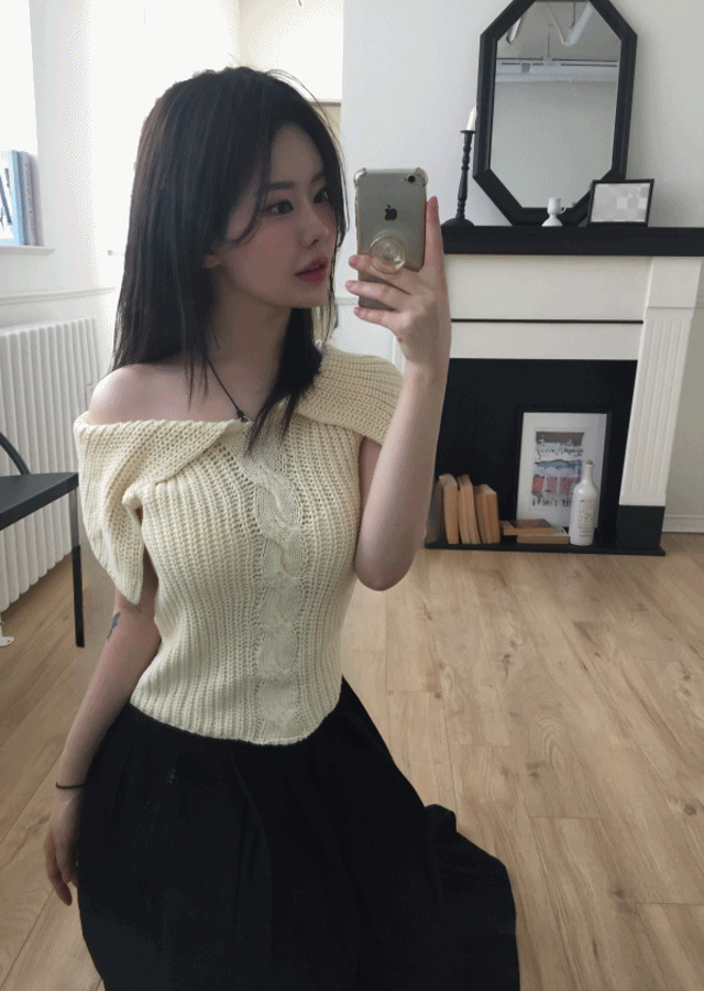 mos collar knit (2color)