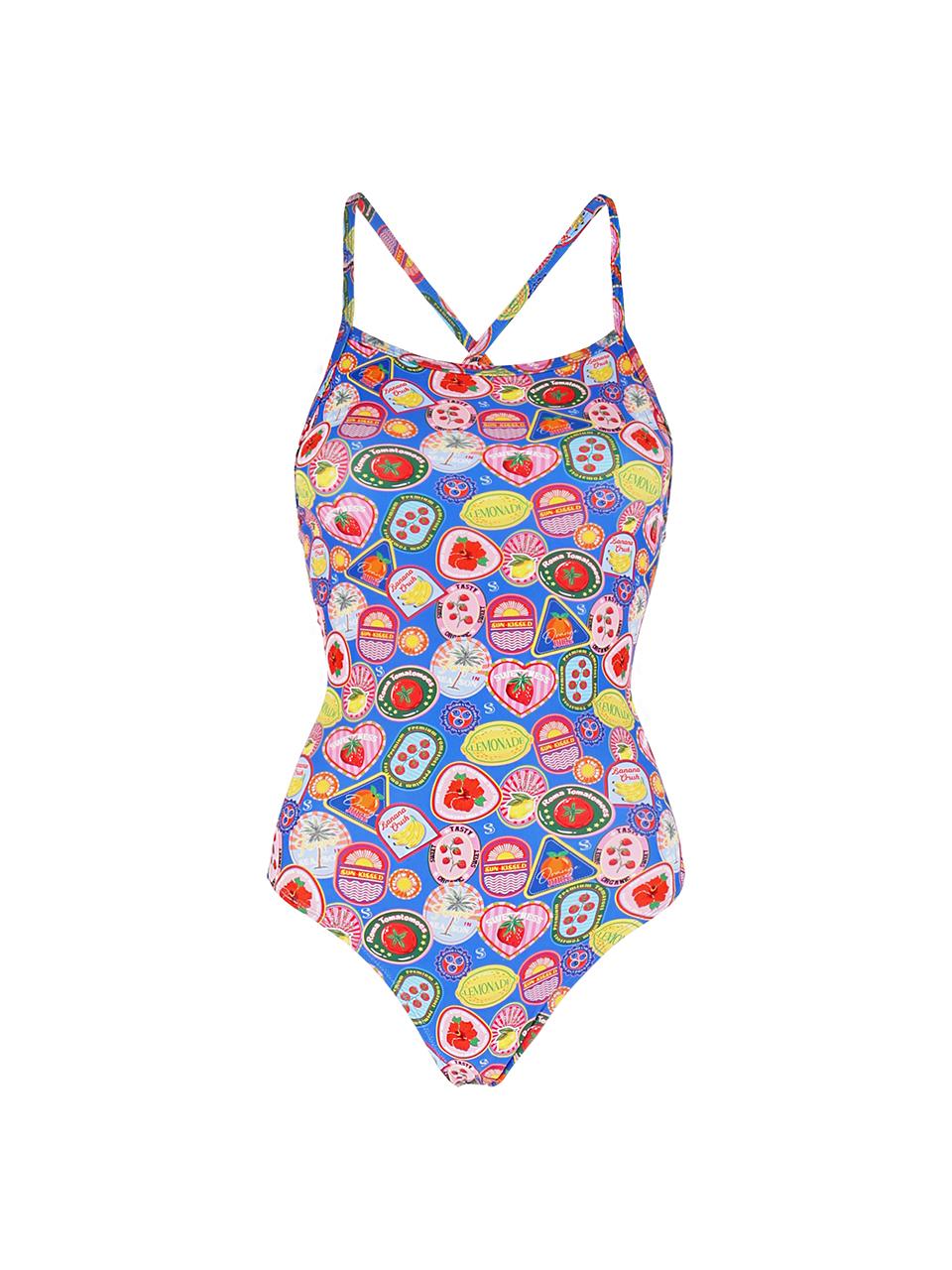 서포티브 선샤인 시트러스 패치 블루