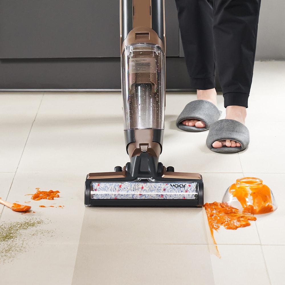 보아르 포스W 무선 물걸레 청소기 진공흡입 UV살균 자동세척