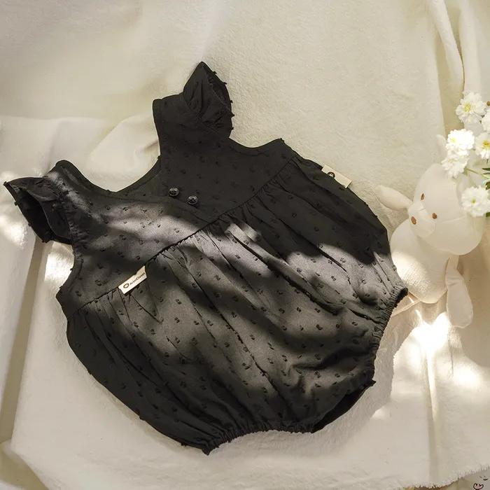 우리 아가도 오늘 분위기 있을테죠 - 민소매 블랙 바디슈트