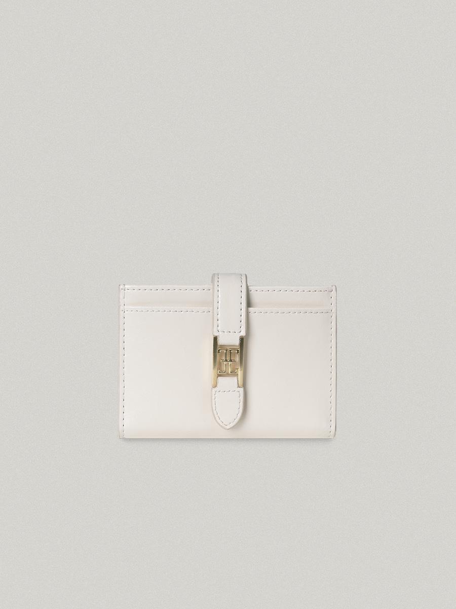 Classic Logo Card Wallet in ivory클래식 로고 카드지갑
