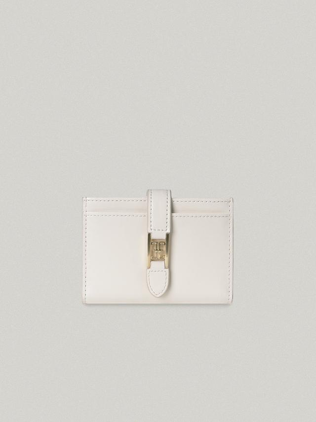 Classic Logo Card Wallet in ivory클래식 로고 카드지갑