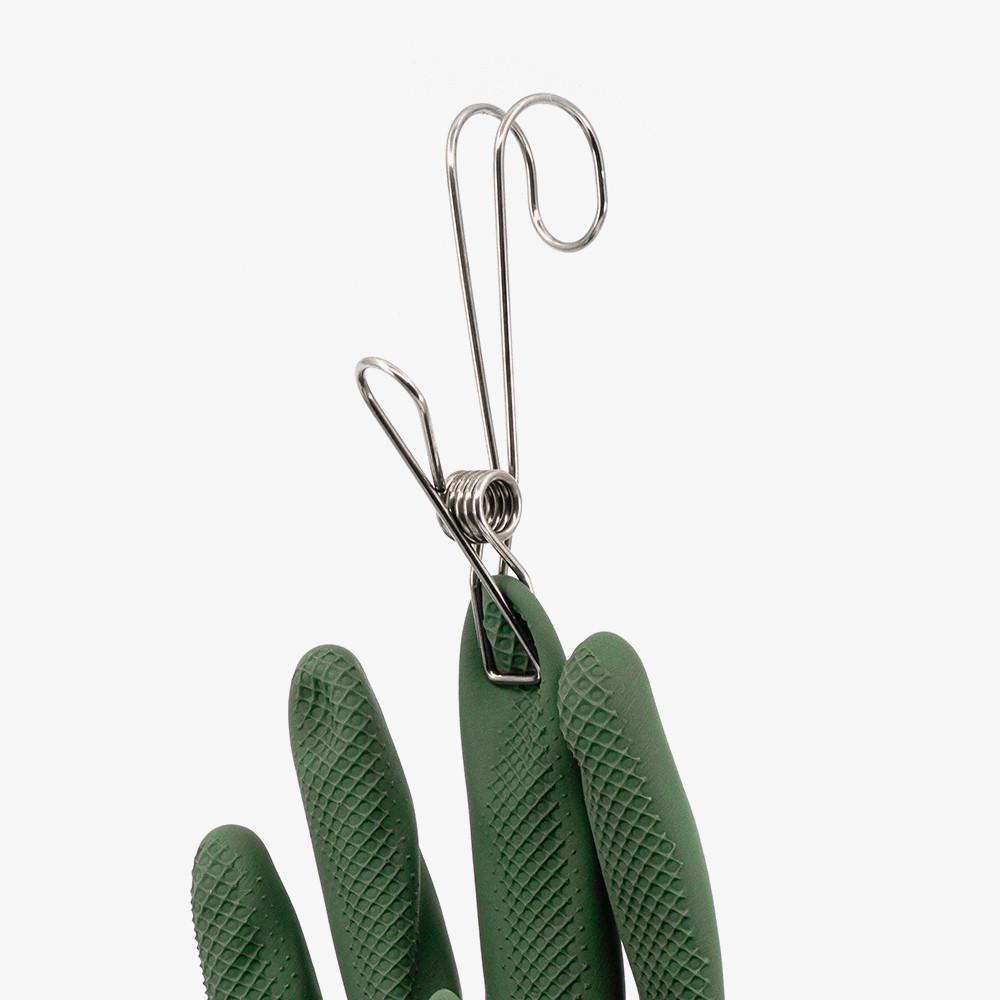 [지구샵] 스테인레스 집게 걸이 (낱개)