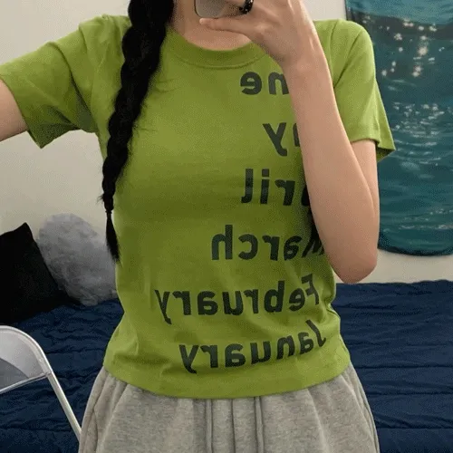 12months short sleeve tee (4color)