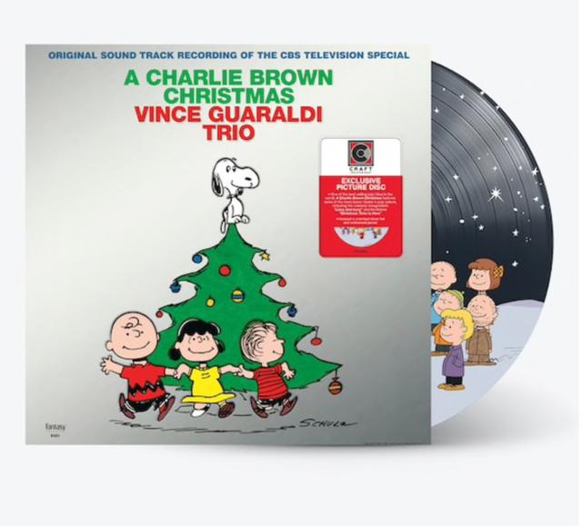 (자켓B급)찰리브라운 크리스마스 LP 캐릭터 픽쳐디스크 Charlie Brown Christmas