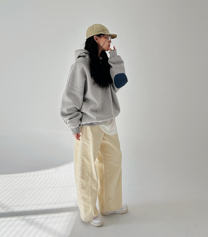 m_콜라비 패치 후드기모mtm