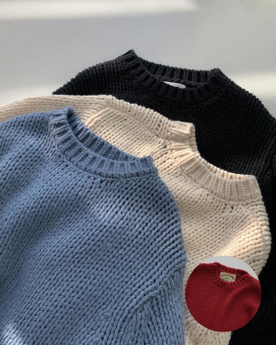 bu wool blend heavy sweater