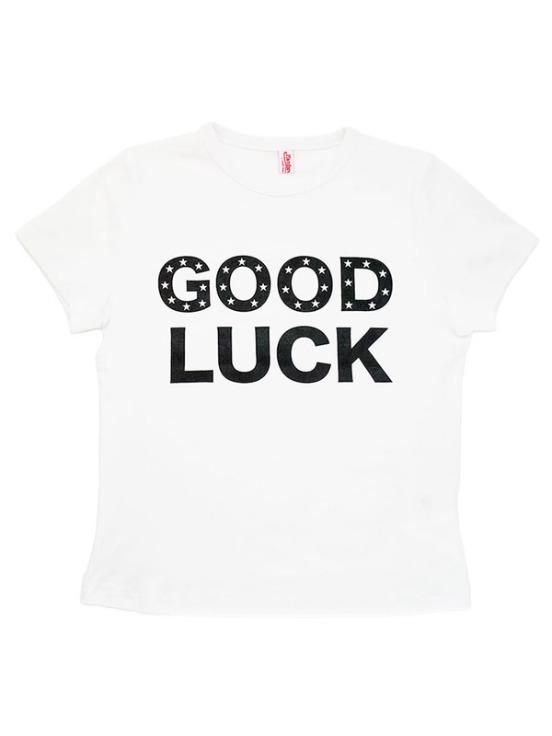 GOOD LUCK TEE / WHITE
