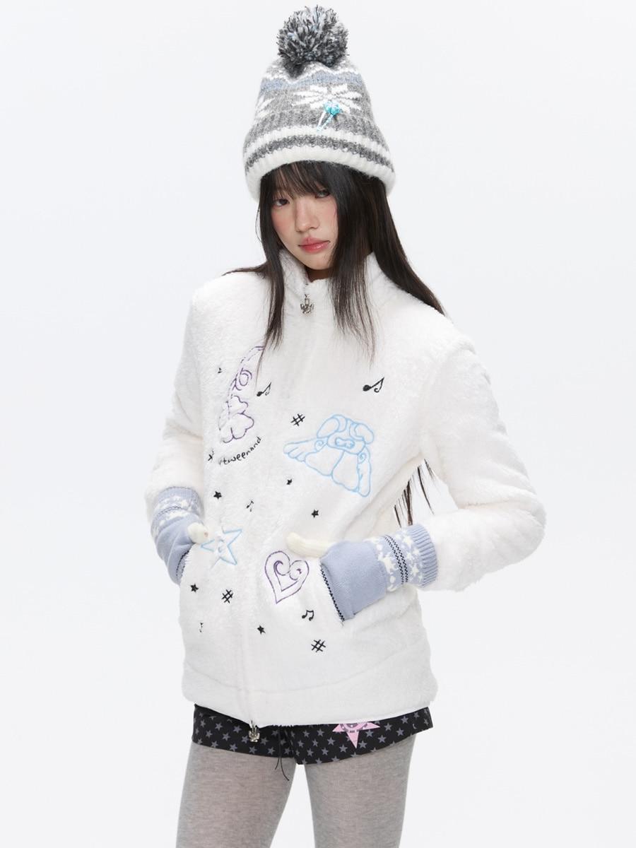 BETWEENAND Good Luck Prelude Creamy Soft Jacket (2color)