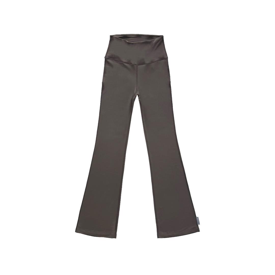 24-003 FLARED LEGGINGS (MILK CHOCOLATE)