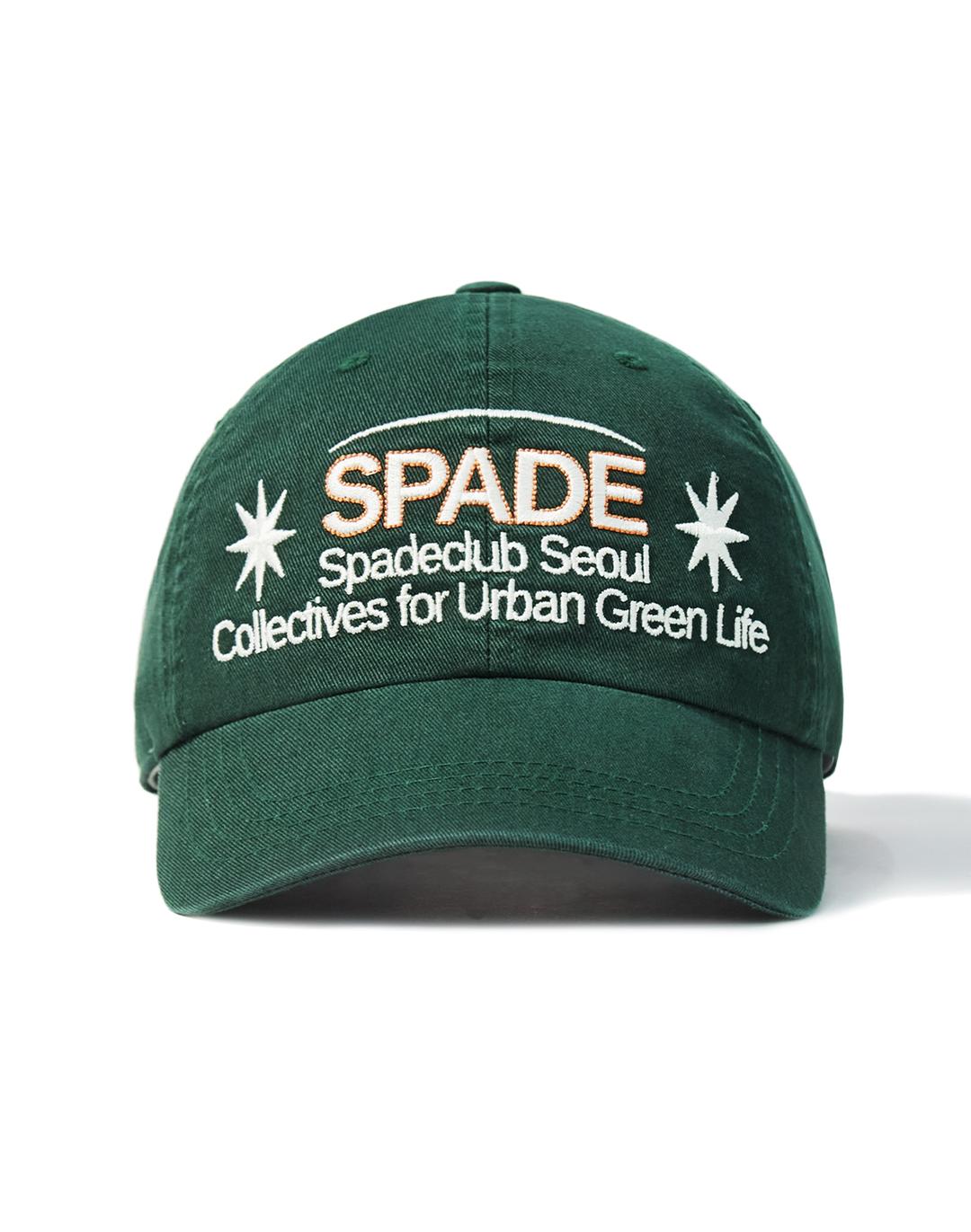 Spade Bomb Ball Cap - Green 스페이드 밤 볼캡