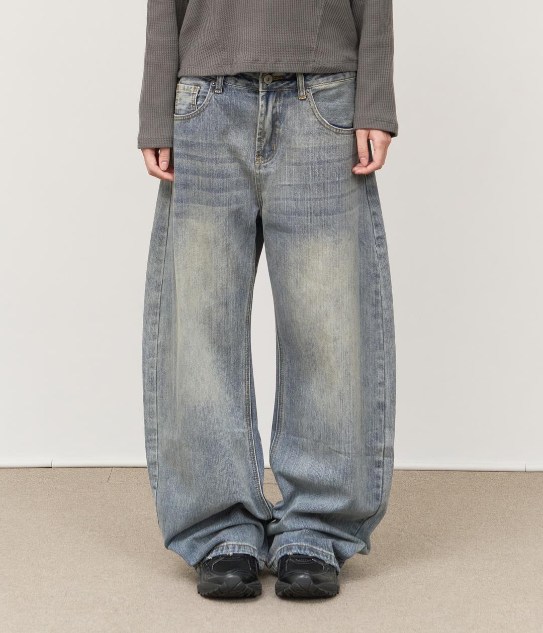 하이파이펑크 Softy Washed Balloon Denim (2color)