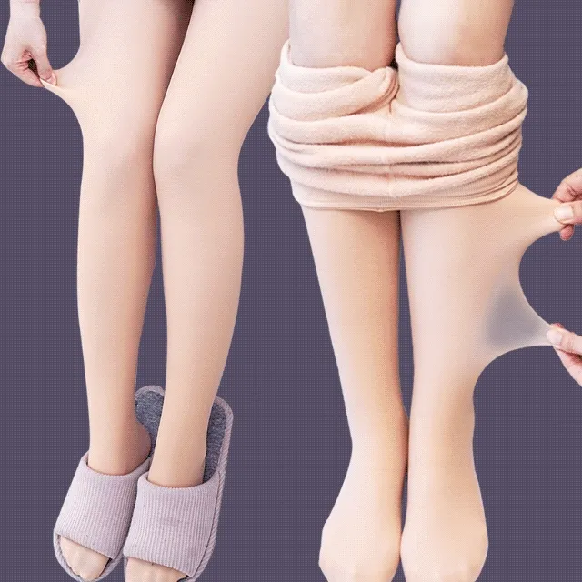 이바바 살색 기모스타킹 착시스타킹 비치는 검스 커피색 겨울 골프 유발 학생