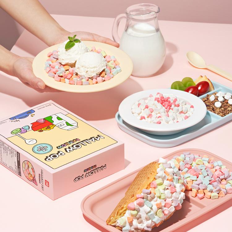 멜로팝 건조 마시멜로우 시리얼 110g 3종