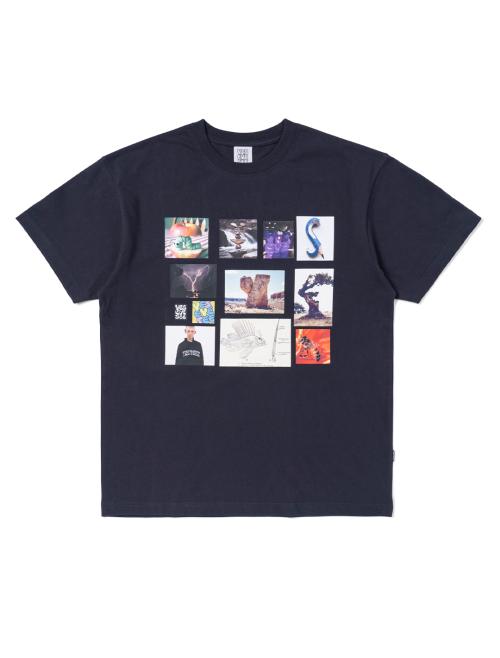 Y.E.S Grid Tee Charcoal