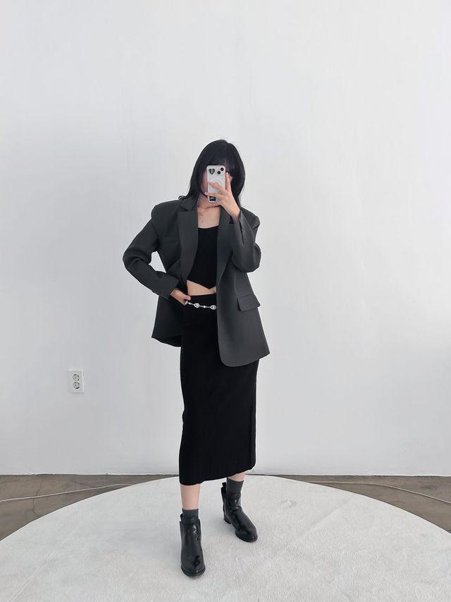 [하객룩/당일배송] 가을신상특가 오버핏 싱글원버튼 블레이저 기본 데일리 자켓 가을 하객룩 오피스룩
