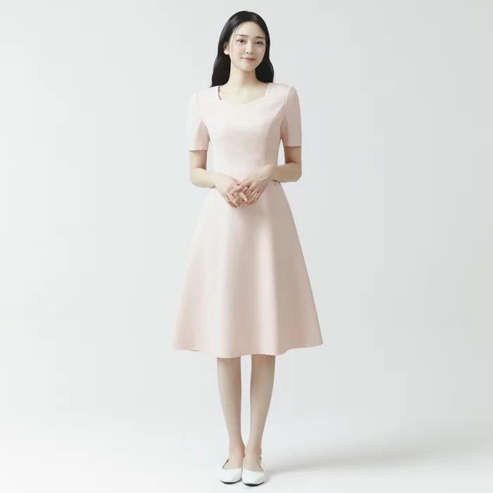 잇미샤 하트넥 미디 원피스 ITO4YOP920 (2 COLOR)