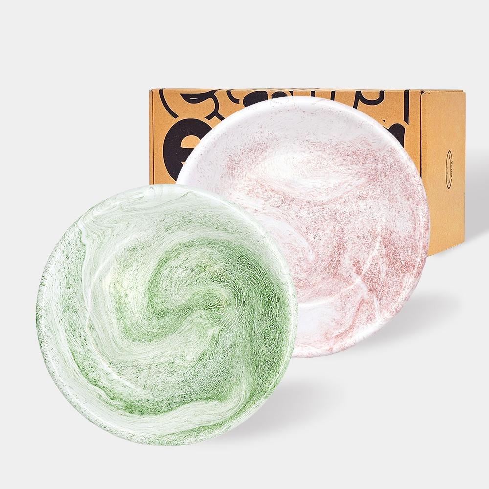 에딩 마블웨이 법랑 미니 플레이트12 2P GIFT BOX (4종 택2)