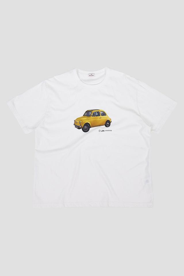 Gallery Yellow Car T-shirt - White
