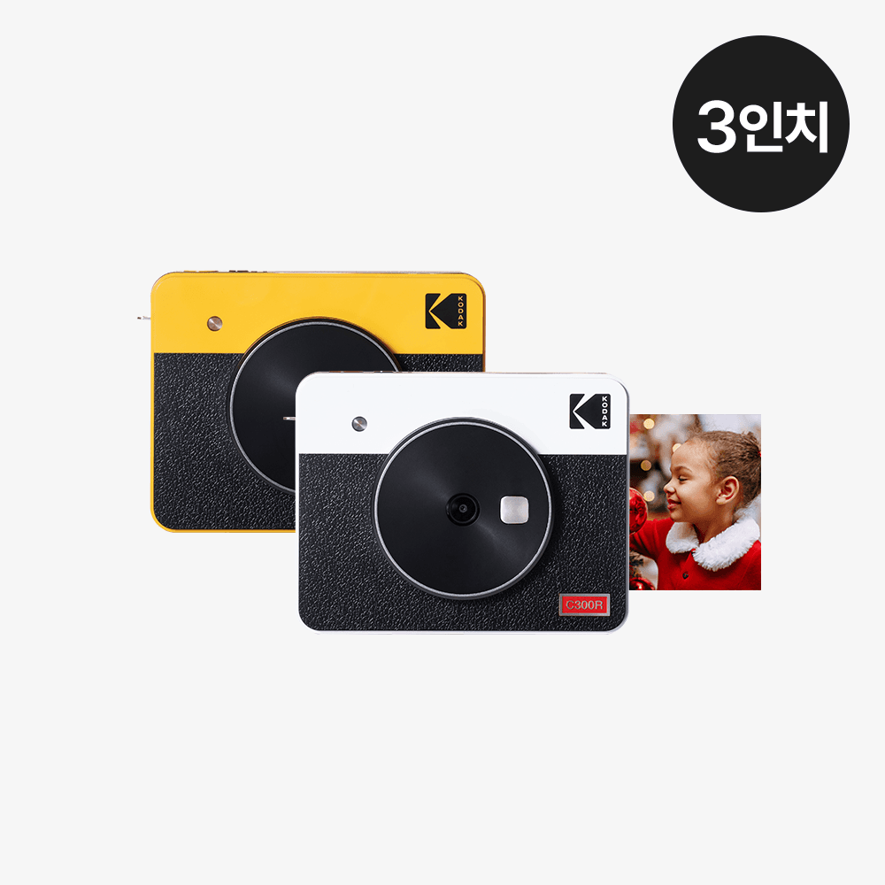 코닥 미니샷3 레트로 폴라로이드카메라+카트리지 8매