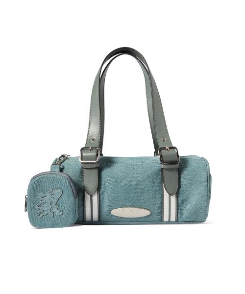 P.O.M POUCH CIRCULAR BAG DENIM