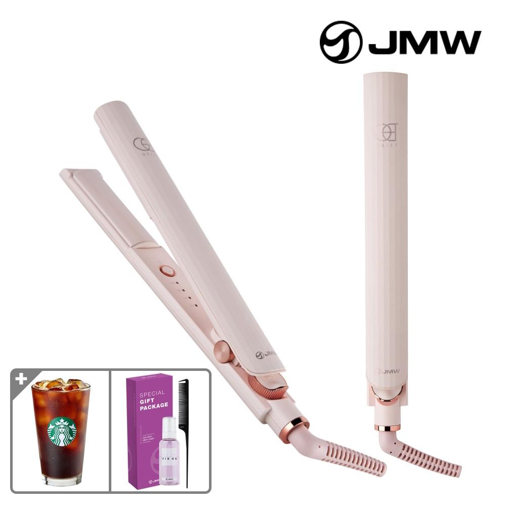 [헤어픽서+꼬리빗+N포인트 증정] JMW 본사직영 무빙쿠션 프리볼트 라운드형 볼륨매직기 WS5002RB