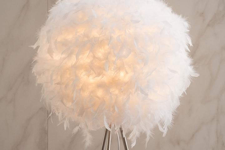 샤이나 깃털 구스 장스탠드 조명_3colors