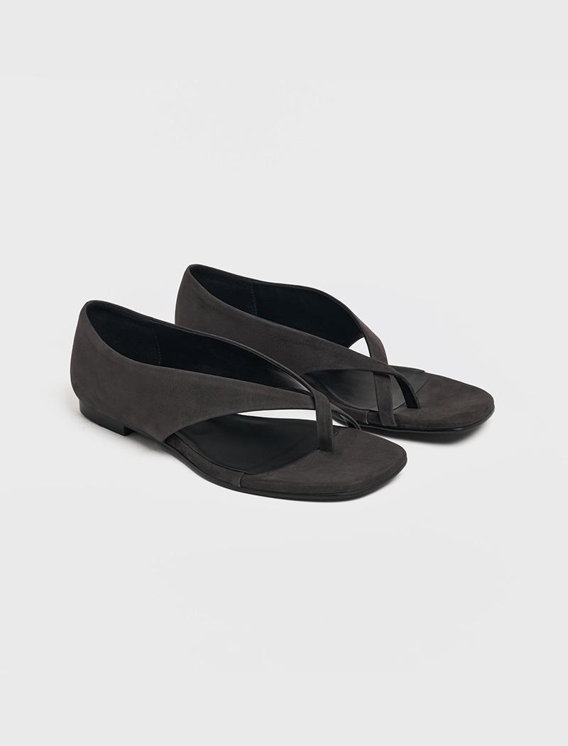 LILLE wrapped flats_raisin