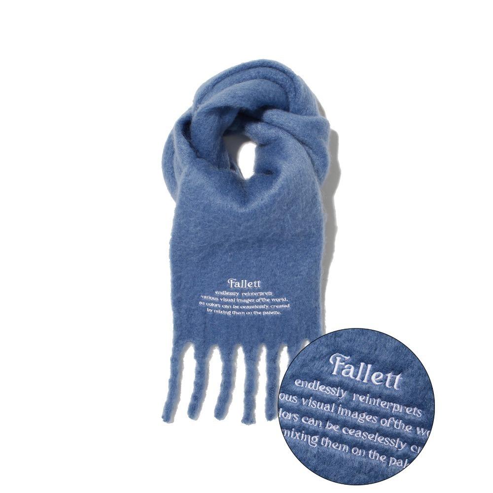 스토리 로고 머플러 블루