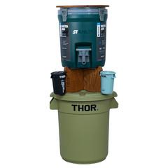 THOR 23L WATER JUG WOOD STAND