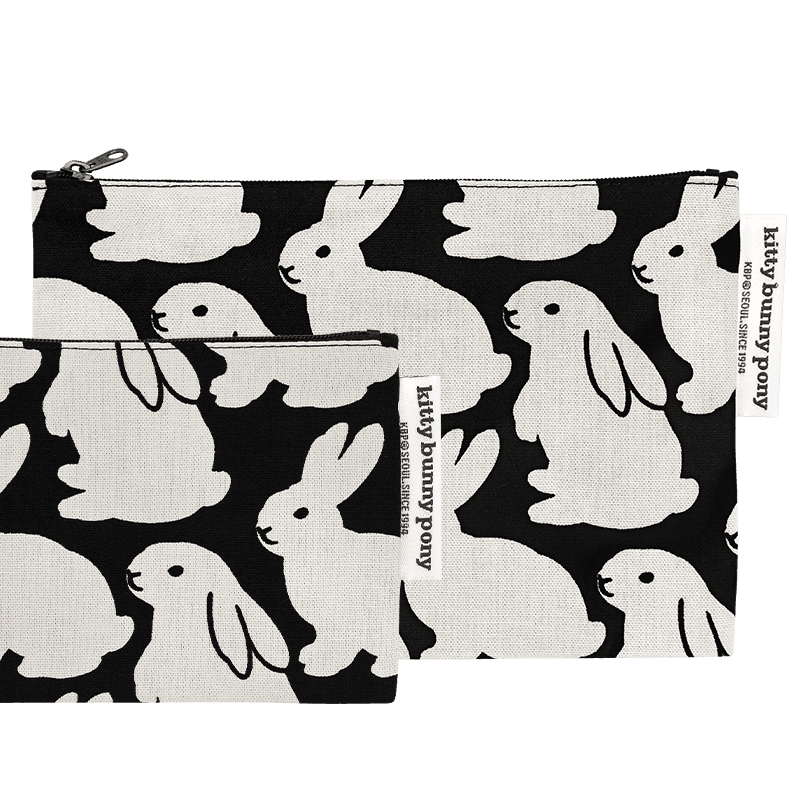 Little Black Bunnies Pouch 리틀 블랙 버니즈 파우치
