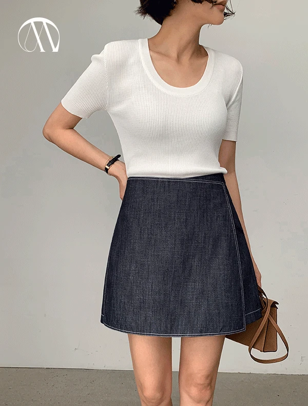 M. 너스 논페이드 랩스커트 팬츠<span style=font-size:0pt