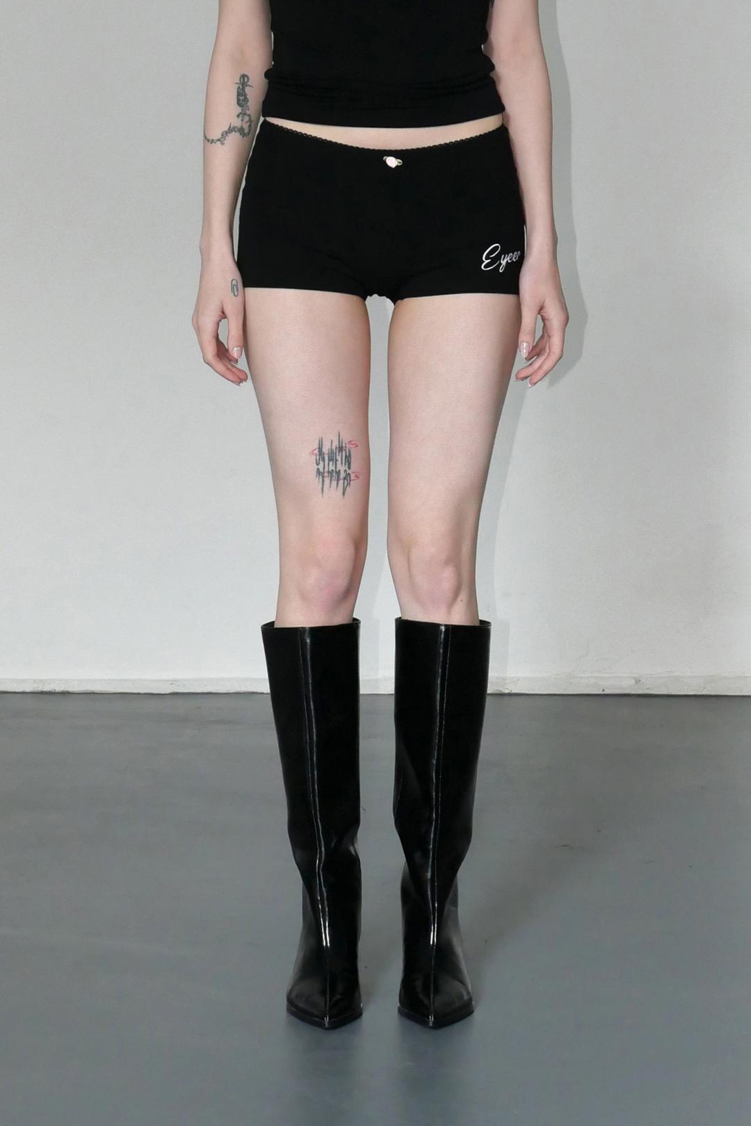 Lace Boyshorts - Black