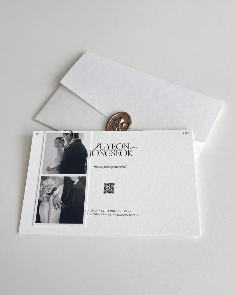 [테이브] 프리미엄 웨딩 청첩장 PHOTO CARD WEDDING SET