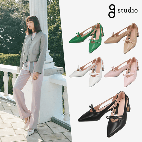 ★프리미엄 디자이너 슈즈★ 사이드오픈 펌프스