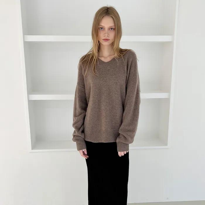 Darcy Raccoon Knit_Mocha Beige