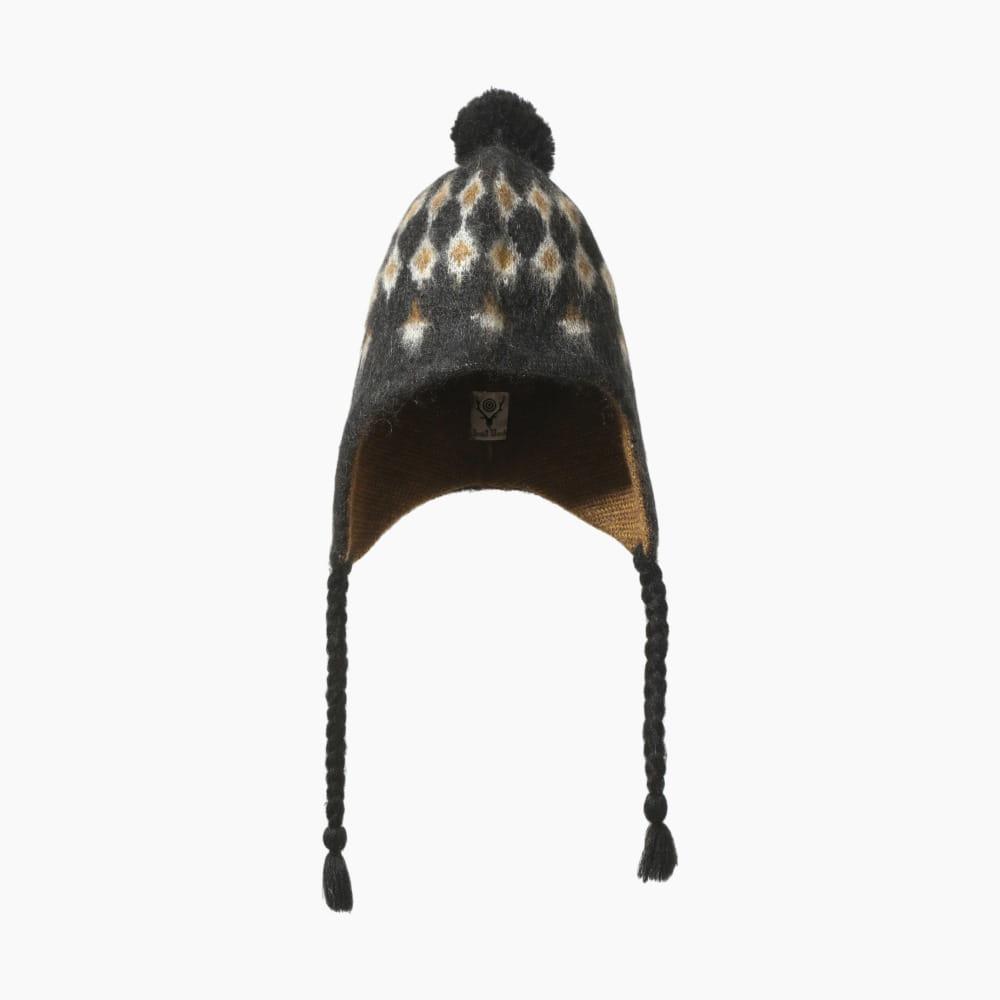 SOUTH2 WEST8 Mohair Knit Cap - S2W8 Nordic "B-Black\"