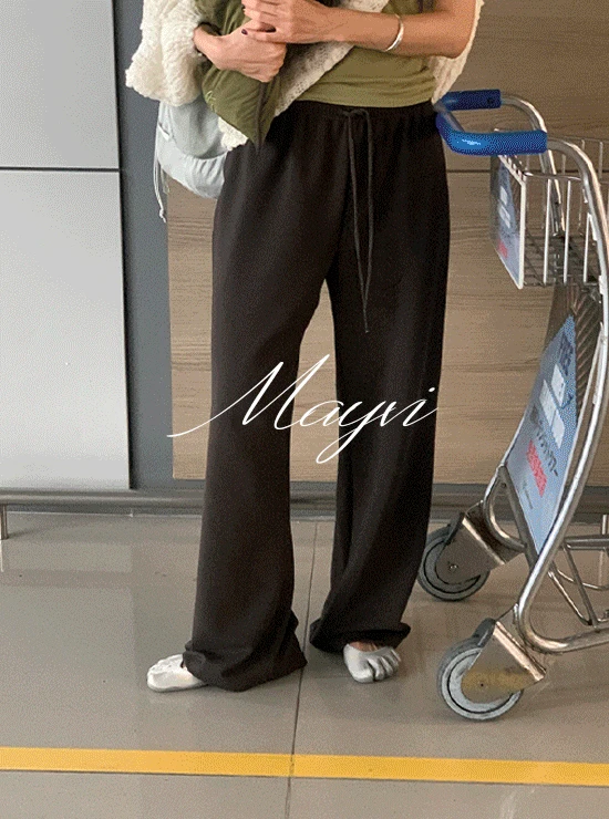 [Mayvi] 치즈 쫀득 트레이닝 팬츠 (2 color/2 length)