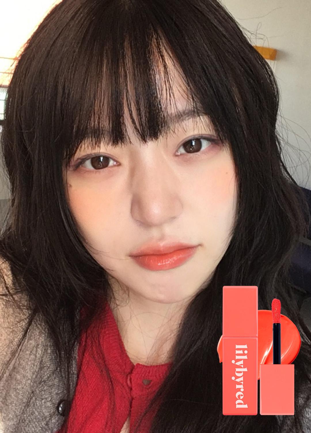 [한정수량]릴리바이레드 앙큼 라이어 코팅 틴트 여리한 오렌지 인척