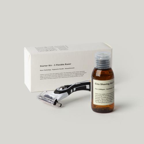 레이지소사이어티(LAZY SOCIETY)  스타터킷(5중날면도기+시카쉐이빙젤50ml) - 후기 | 무신사