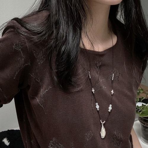 그윽 [그윽제작] 여백 매듭 목걸이