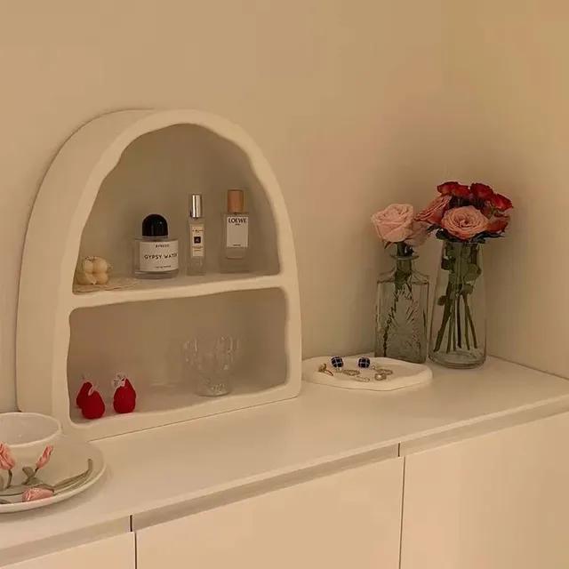 [눈꽃하늘] 🌷 인테리어 포인트 감성 무드쉘프 - 아이보리 / 베이비핑크